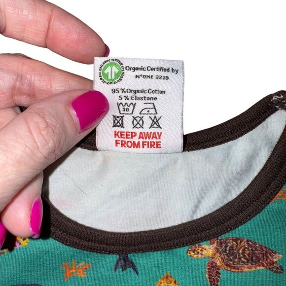 Jeco Ocean T-shirt Green Size 2-3 Years - Picture 4 of 4